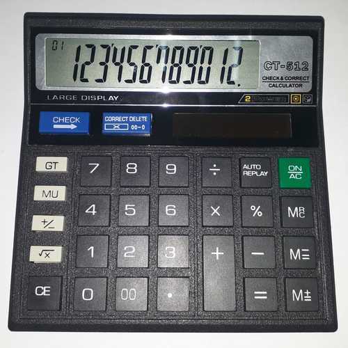 Any Color Digital Battery Operated Portable Calculator