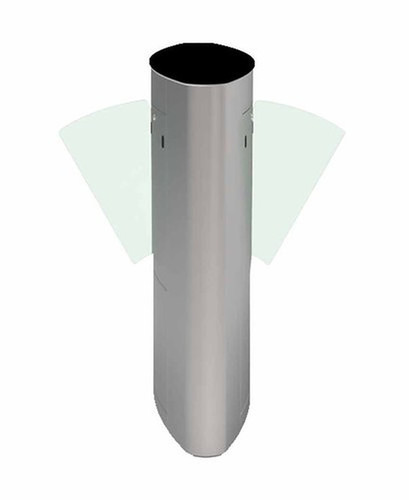 Dual-Lane Flap Barrier - SUS304 Stainless Steel, 1200x300x1010mm, Gray | Easy to Use, Premium Quality, Indoor/Outdoor Usage, Maximum 30 RFID Throughput Per Minute