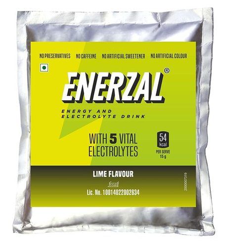 Beverage Enerzal Energy Drink Powder Lime Flavour 1000Gm