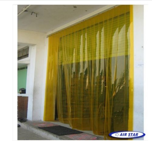 Yellow Color PVC Strip Curtain