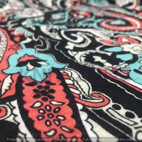 Printed Cotton Knitted Fabric