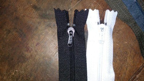 Black & White Trousers Zippers With Pin Lock