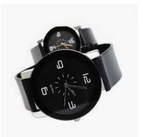 Black Color Hand Watch Gender: Men