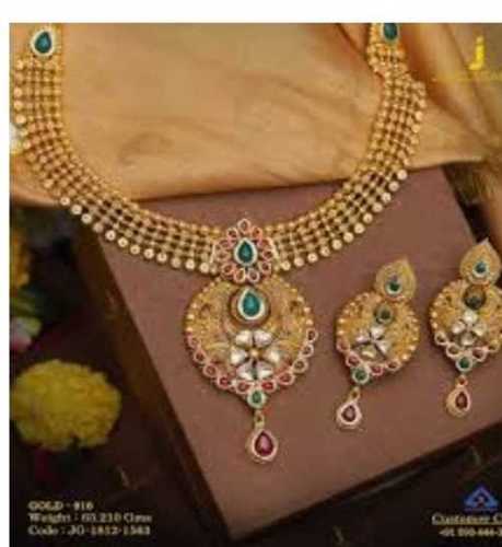 Designer Gold Necklace Set