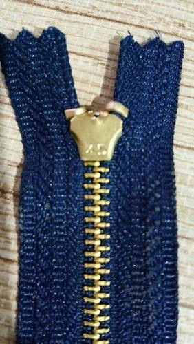 Golden Brass Jeans Zipper