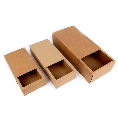 Rectangular Kraft Paper Packaging Boxes