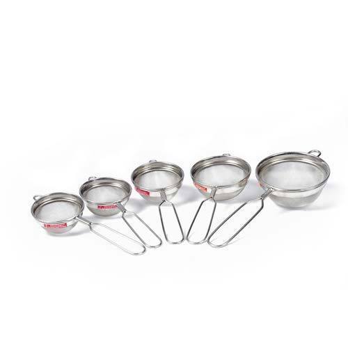 Silver Stainless Steel Coffee Strainers