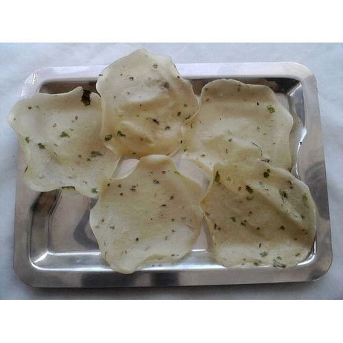 मसालेदार स्वस्थ और प्राकृतिक मसाला चावल पापड़