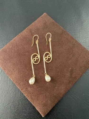 Imitation Pearl Danglers Earrings