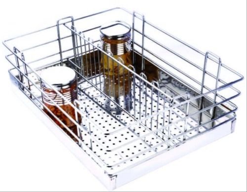 Rectangle Ss Kitchen Partition Basket