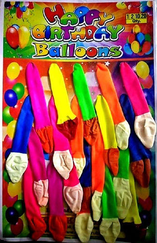 Multi Color Fancy Shape Rubber Balloons