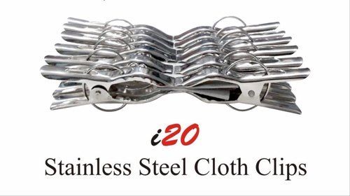 Various Colors Are Available Stainless Steel Hanging Cloth Clip