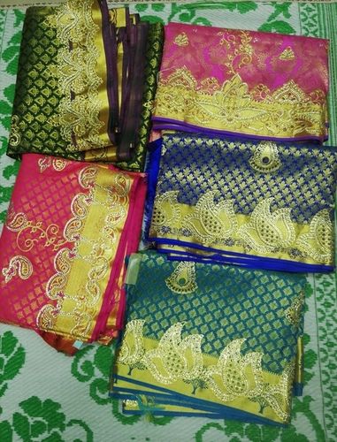 Colorful Visalatchi Silks Ammayappan Embroidered Saree