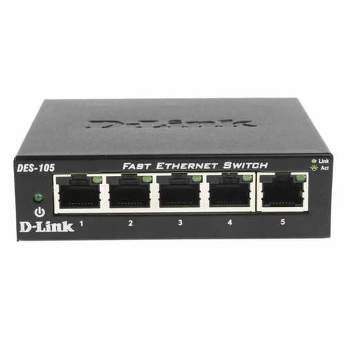 Black Electrical Fast Ethernet Switches