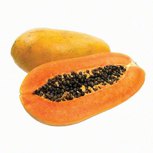 Natural Fresh Papaya - Standard Size, Sweet Orange Color | 100% Maturity, Organic Peeled Fruits Good for Health