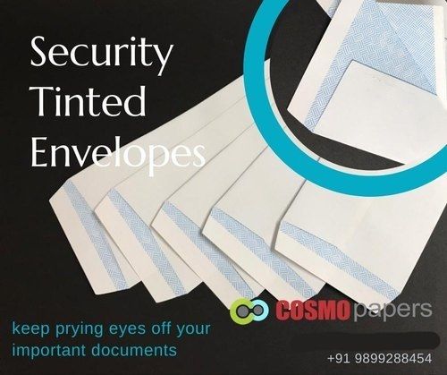 Non Customized Security Tinted Envelopes