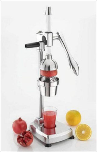 Silver Stainless Steel Hand Press Fruit Juicer