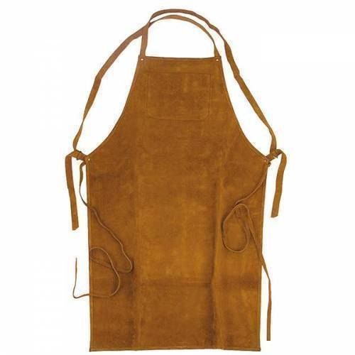 Brown Safety Leather Apron Size: Medium