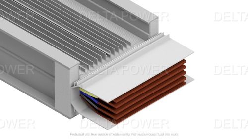 Grey And Brown Electrical Busbar Trunking System