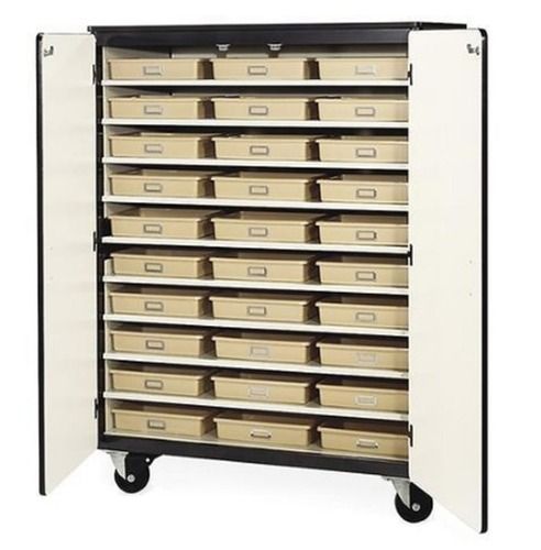 Mild Steel Mobile Storage Cabinet No Assembly Required