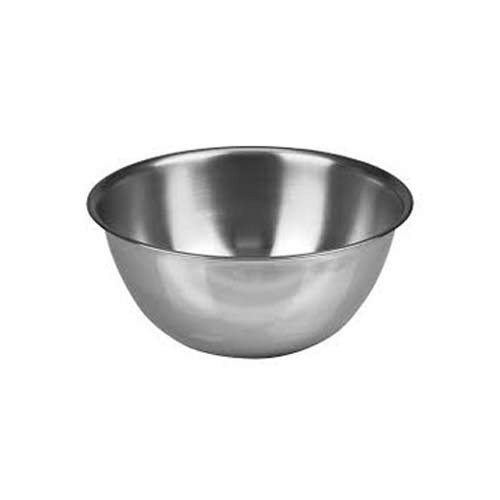 Silver Color Stainless Steel Bowl Size: Various Sizes Are Available