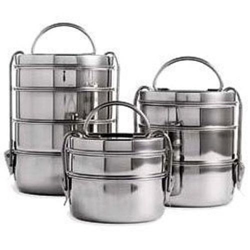 Sillver Stainless Steel Tiffin Set