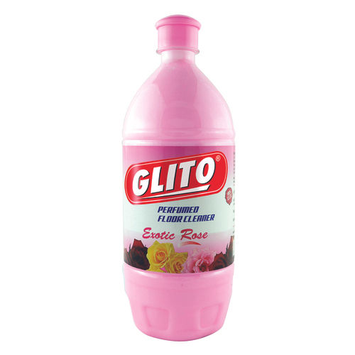 Pink 1 Ltr Glito Exotic Rose Perfumed Floor Cleaner (Pack Of 1X20 Bottles)