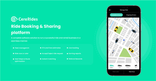 Cererides - Ride Booking & Sharing Platform