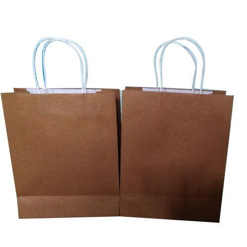 Brown Fine Finish Paper Shopping Bag