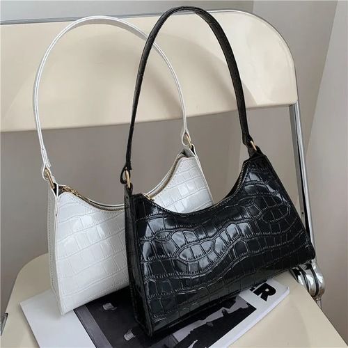 Black & White Ladies Women Fashion Durable Handbags Sling Bags