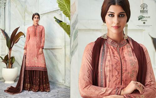 Orange Mohini 69002 Viscose Digital Prints Suits