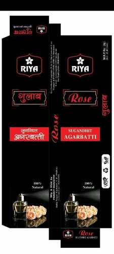 Black Rose Fragrance Straight Agarbatti Stick For Religious