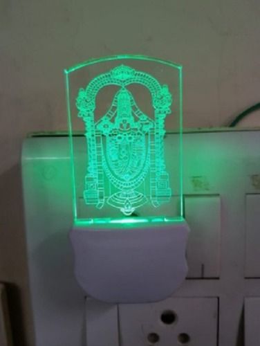 Any Acrylic Engraving Led Tirupati Balaji Lamp