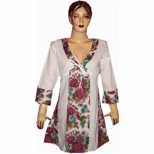 Ladies Flower Printed Kurti