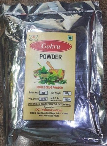 Organic Dried Gokhru Powder
