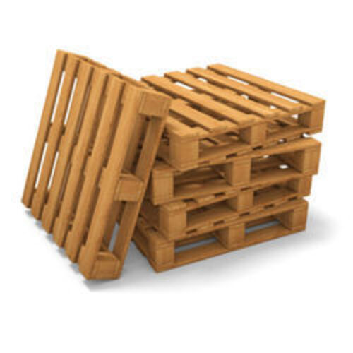 Brown Rectangular Shape Hardwood Pallets