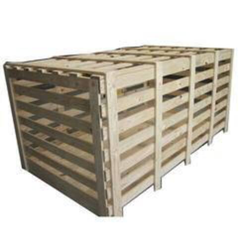 Wood Rectangular Wooden Packing Crates