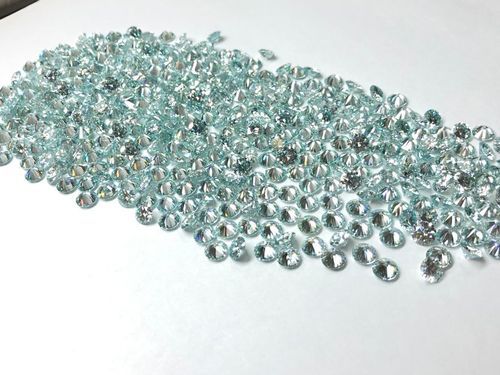 Round Shape 3 To 3.10Mm Diamond (Blue Color) Grade: Excellent