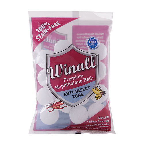 100g Winall Stain Free Premium Naphthalene Balls (Pack of 1x180 Packets)