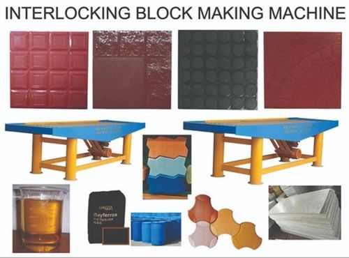 Industrial Automatic Interlocking Block Making Machine