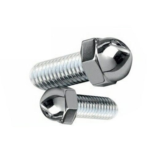 Light Weight Mild Steel Round Shape Nut Bolt For Automobiles