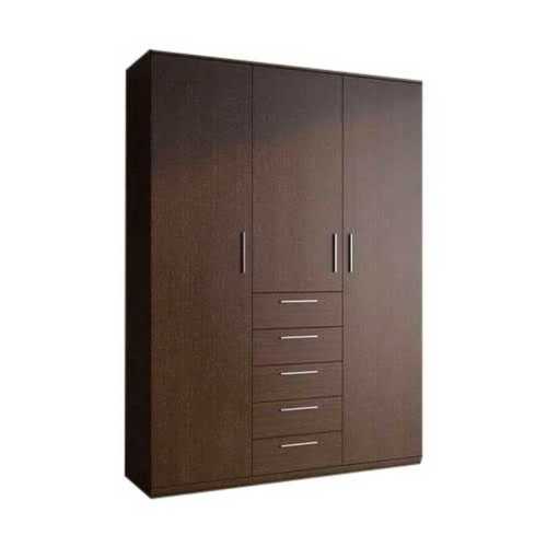 Modern Brown Wooden Almirah