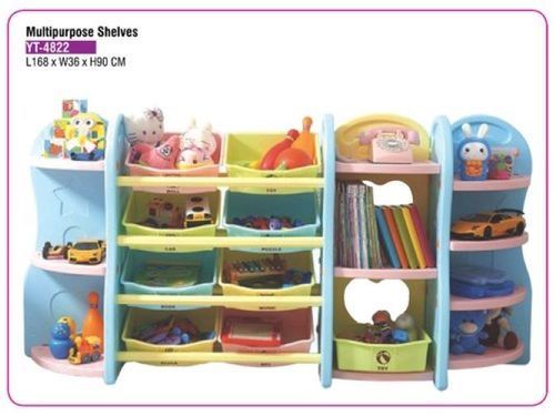 Multi Purpose Kids Plastic Shelves