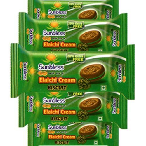 Gluten Free Sunbless Elaichi Cream Biscuits 20% Extra