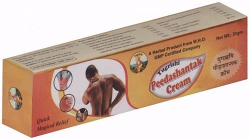 Ayurvedic Peedashantak Pain Relief Cream Age Group: For Adults