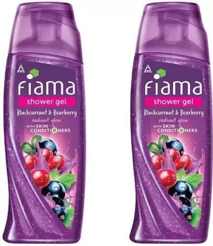 Fiama Black Currant and Bearberry Radiant Glow Shower Gel, 250ml + 250 MlA A (2 x 250 ml)