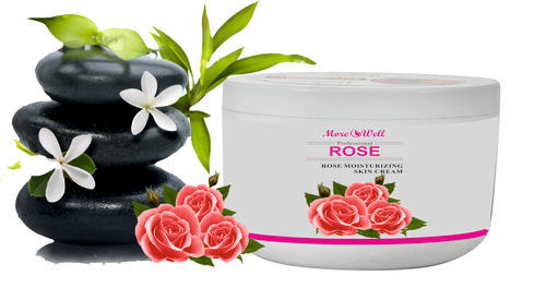 Morewell Rose मॉइस्चराइजिंग स्किन क्रीम स्किन सॉफ्टनिंग और मॉइस्चराइजिंग फ़ॉर्मूला सूखी त्वचा, असमान त्वचा टोन के लिए आदर्श - रिंकल ट्रीटमेंट (यूनिसेक्स) 400 ग्राम