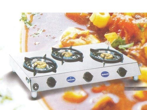 Manual Three Burner Gas Stove Pi-3003 Micro