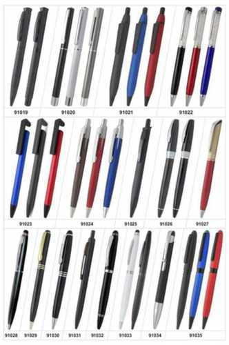 Blue Promotional Metal Pens Size: Custom