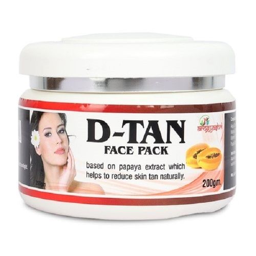 Arogyashri D Tan Face Pack Papaya Flavour 200 Gm For Adults